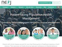 Tablet Screenshot of nexjhealth.com